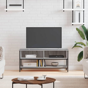 Berkfield TV Cabinet Grey Sonoma 100x35x45 cm Engineered Wood