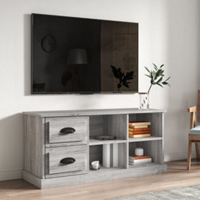 Berkfield TV Cabinet Grey Sonoma 102x35.5x47.5 cm Engineered Wood