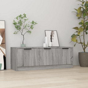 Berkfield TV Cabinet Grey Sonoma 102x35x36.5 cm Engineered Wood