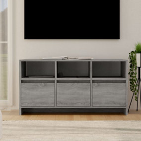 Berkfield TV Cabinet Grey Sonoma 102x37.5x52.5 cm Engineered Wood