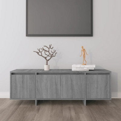 Berkfield TV Cabinet Grey Sonoma 120x30x40.5 cm Engineered Wood