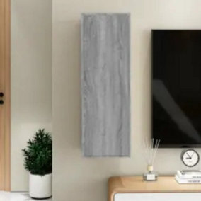 Berkfield TV Cabinet Grey Sonoma 30.5x30x90 cm Engineered Wood