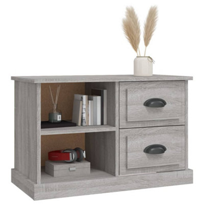 Berkfield TV Cabinet Grey Sonoma 73x35.5x47.5 cm Engineered Wood