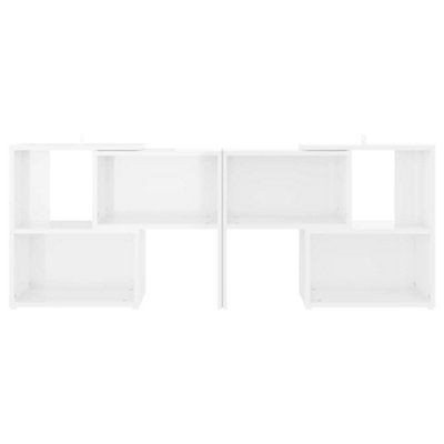 Berkfield TV Cabinet High Gloss White 104x30x52 cm Engineered Wood
