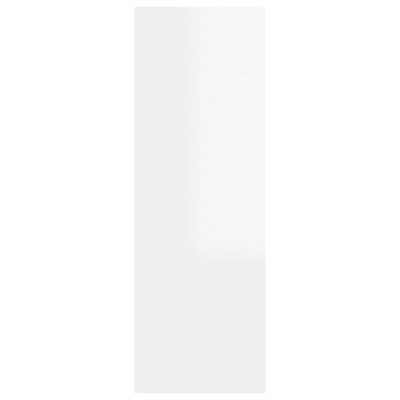 Berkfield TV Cabinet High Gloss White 30.5x30x90 cm Engineered Wood