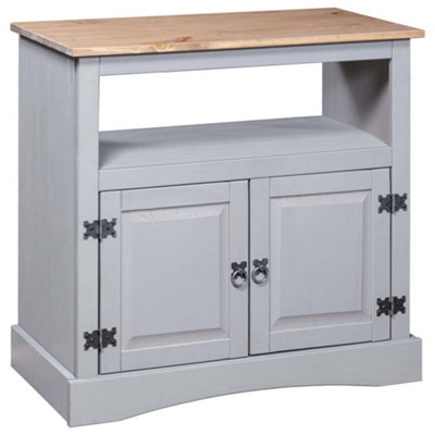 Berkfield TV Mexican Pine Corona Range Grey 80x43x78 cm DIY