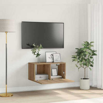 Berkfield TV Cabinet Set Artisan Oak Engineered wood TV Cabinet Rectangular