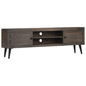 Berkfield TV Cabinet Solid Mango Wood 140x30x45 cm