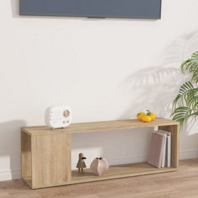 Berkfield TV Cabinet Sonoma Oak 100x24x32 cm Engineered Wood