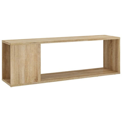 Berkfield TV Cabinet Sonoma Oak 100x24x32 cm Engineered Wood