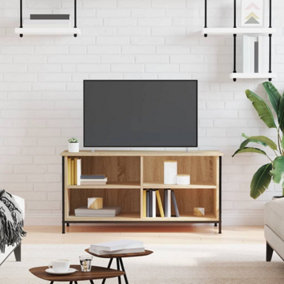Berkfield TV Cabinet Sonoma Oak 100x40x50 cm Engineered Wood
