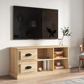 Berkfield TV Cabinet Sonoma Oak 102x35.5x47.5 cm Engineered Wood