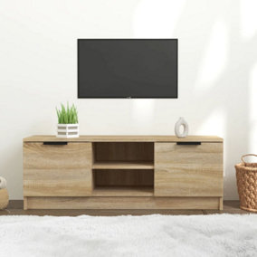 Berkfield TV Cabinet Sonoma Oak 102x35x36.5 cm Engineered Wood