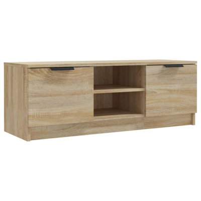 Berkfield TV Cabinet Sonoma Oak 102x35x36.5 cm Engineered Wood
