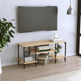 Berkfield TV Cabinet Sonoma Oak 102x35x45.5 cm Engineered Wood