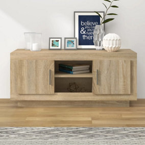 Berkfield TV Cabinet Sonoma Oak 102x35x45 cm Engineered Wood