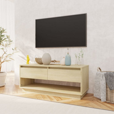 Berkfield TV Cabinet Sonoma Oak 102x41x44 cm Engineered Wood