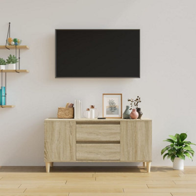 Berkfield TV Cabinet Sonoma Oak 102x44.5x50 cm Engineered Wood