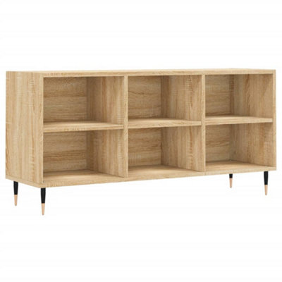 Berkfield TV Cabinet Sonoma Oak 103.5x30x50 cm Engineered Wood