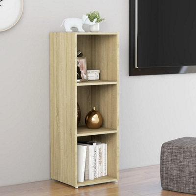 Berkfield TV Cabinet Sonoma Oak 107x35x37 cm Engineered Wood