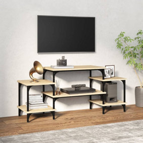 Berkfield TV Cabinet Sonoma Oak 117x35x52 cm Engineered Wood