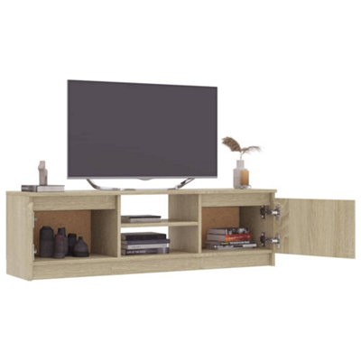 Berkfield TV Cabinet Sonoma Oak 120x30x35.5 cm Engineered Wood
