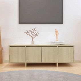 Berkfield TV Cabinet Sonoma Oak 120x30x40.5 cm Engineered Wood