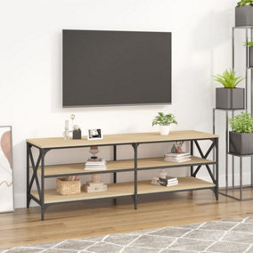 Berkfield TV Cabinet Sonoma Oak 140x40x50 cm Engineered Wood