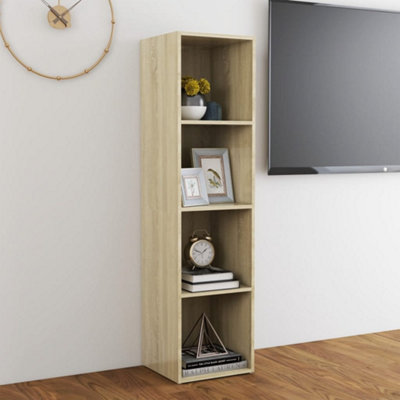 Berkfield TV Cabinet Sonoma Oak 142.5x35x36.5 cm Engineered Wood