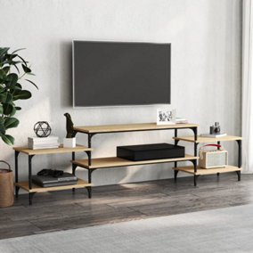 Berkfield TV Cabinet Sonoma Oak 197x35x52 cm Engineered Wood
