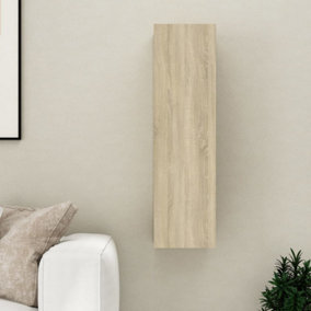 Berkfield TV Cabinet Sonoma Oak 30.5x30x110 cm Engineered Wood