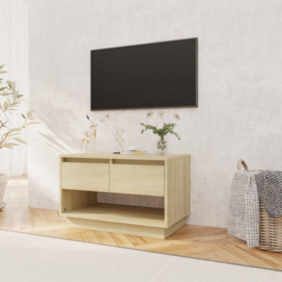 Berkfield TV Cabinet Sonoma Oak 70x41x44 cm Engineered Wood