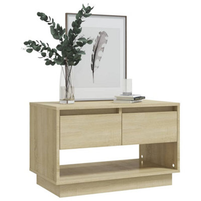 Berkfield TV Cabinet Sonoma Oak 70x41x44 cm Engineered Wood