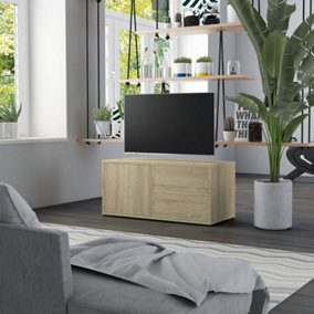 Berkfield TV Cabinet Sonoma Oak 80x34x36 cm Engineered Wood