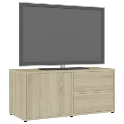 Berkfield TV Cabinet Sonoma Oak 80x34x36 cm Engineered Wood