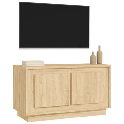 Berkfield TV Cabinet Sonoma Oak 80x35x45 cm Engineered Wood
