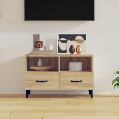 Berkfield TV Cabinet Sonoma Oak 80x36x50 cm Engineered Wood