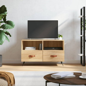 Berkfield TV Cabinet Sonoma Oak 80x36x50 cm Engineered Wood