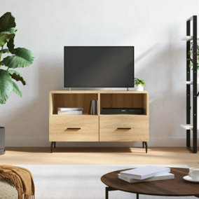 Berkfield TV Cabinet Sonoma Oak 80x36x50 cm Engineered Wood