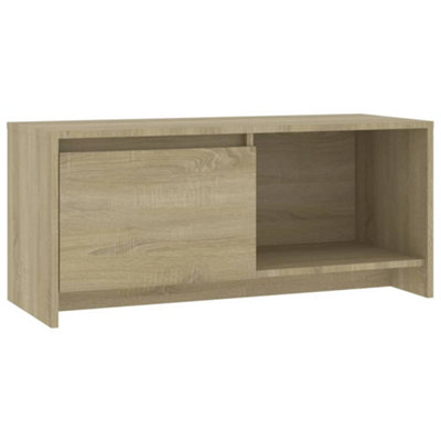Berkfield TV Cabinet Sonoma Oak 90x35x40 cm Engineered Wood