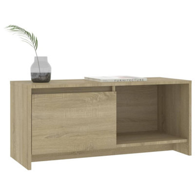 Berkfield TV Cabinet Sonoma Oak 90x35x40 cm Engineered Wood