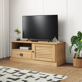 Berkfield TV Cabinet VIGO 106x40x40 cm Solid Wood Pine