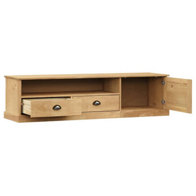 Berkfield TV Cabinet VIGO 156x40x40 cm Solid Wood Pine