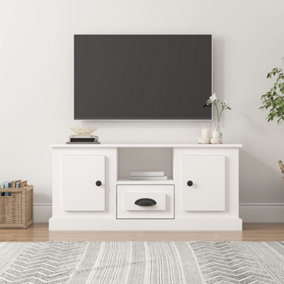 Berkfield TV Cabinet White 100x35.5x45 cm Engineered Wood