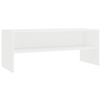 Berkfield TV Cabinet White 100x40x40 cm Engineered Wood