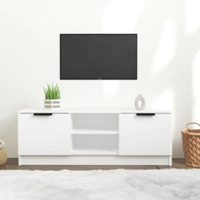 Berkfield TV Cabinet White 102x35x36.5 cm Engineered Wood