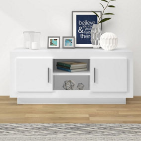 Berkfield TV Cabinet White 102x35x45 cm Engineered Wood