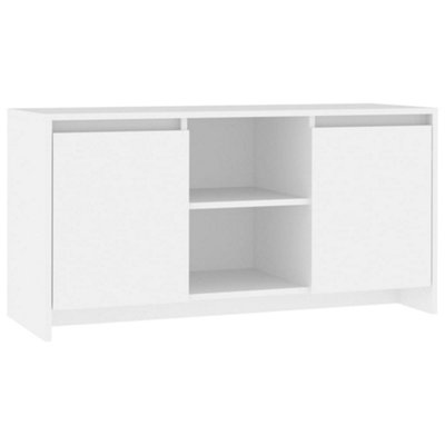 Berkfield TV Cabinet White 102x37.5x52.5 cm Engineered Wood