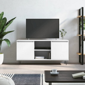 Berkfield TV Cabinet White 104x35x50 cm Engineered Wood
