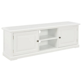 Berkfield TV Cabinet White 120x30x40 cm Wood